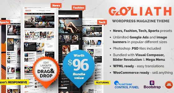 GOLIATH – Ads Optimized News & Reviews Magazine 1.0.37
