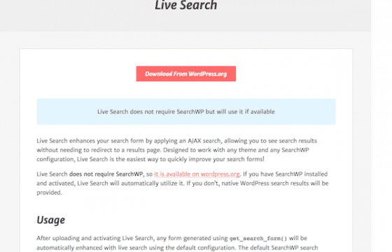 Product Image - SearchWP Live Ajax Search 1.7.6
