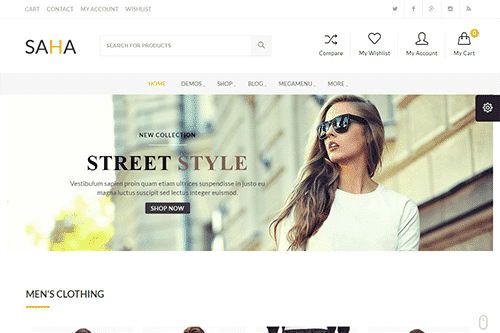 Product Image - Theme Junkie Saha WordPress Theme 1.0.1