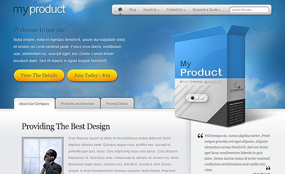 Elegant Themes MyProduct WordPress Theme
