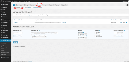 WooCommerce Wishlist Member Integration