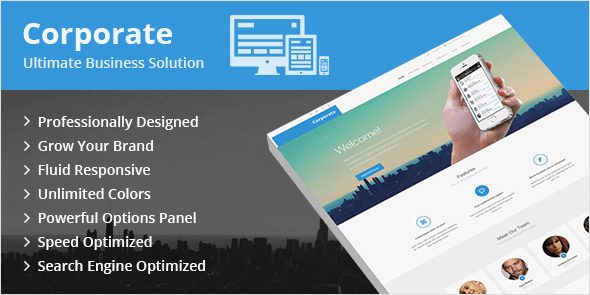 Product Image - MyThemeShop Corporate WordPress Theme 1.4.6