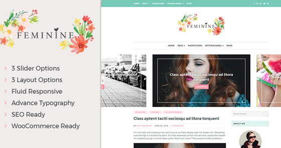 Product Image - MyThemeShop Feminine WordPress Theme 2.2.6 Product Image - MyThemeShop Feminine WordPress Theme 2.2.6