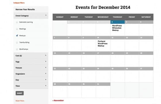 The Events Calendar Filter Bar 5.5.7 2 The Events Calendar Filter Bar 5.5.7