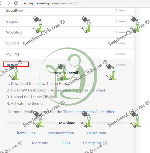 MyThemeShop JustFit WordPress Theme | srmehranclub.com