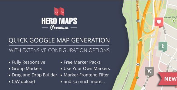 Hero Maps Premium – Responsive Google Maps Plugin