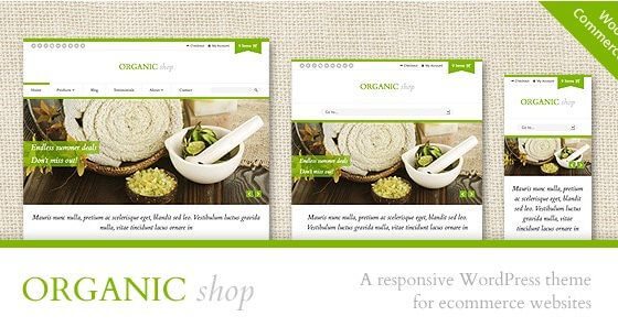 Organic Shop – Responsive WooCommerce Theme 2.7.5