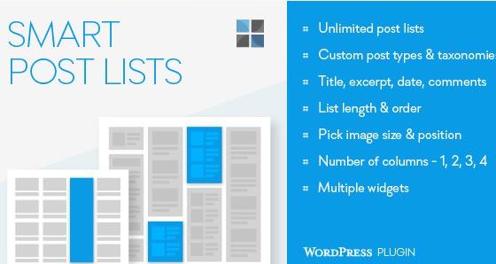 Product Image - Smart Post Lists Widget for WordPress 2.12