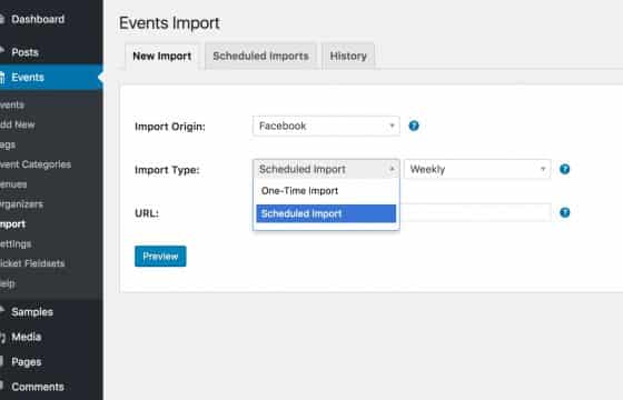 Product Image - The Events Calendar Facebook Events 4.2