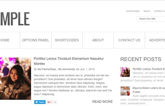 Product Image - MyThemeShop Simple WordPress Theme 1.1.11 Product Image - MyThemeShop Simple WordPress Theme 1.1.11