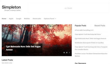 Product Image - MyThemeShop Simpleton WordPress Theme 1.1.3 Product Image - MyThemeShop Simpleton WordPress Theme 1.1.3