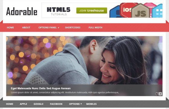 Product Image - MyThemeShop Adorable WordPress Theme 1.0.12