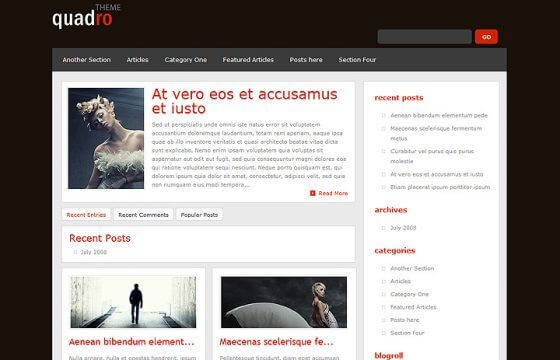 Elegant Themes Quadro WordPress Theme