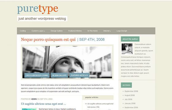 Product Image - Elegant Themes PureType WordPress Theme 6.3.13