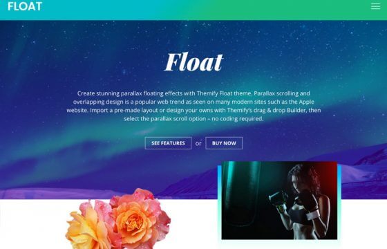Product Image - Themify Float WordPress Theme 7.5.8