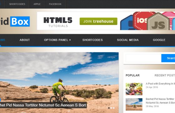 MyThemeShop GridBox WordPress Theme