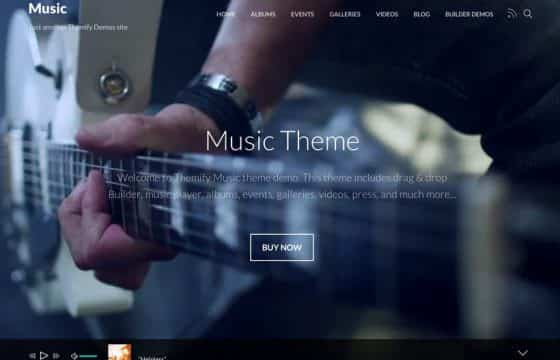Product Image - Themify Music WordPress Theme 7.7.0