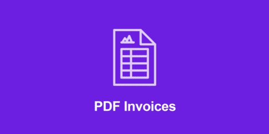 Product Image - Easy Digital Downloads PDF Invoices 2.2.29