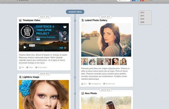 Product Image - Themify Postline WordPress Theme 7.5.0