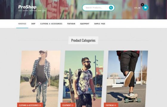 ProShop Storefront Child Theme for WooCommerce 2.0.16