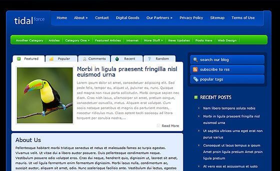 Product Image - Elegant Themes TidalForce WordPress Theme 5.2.13