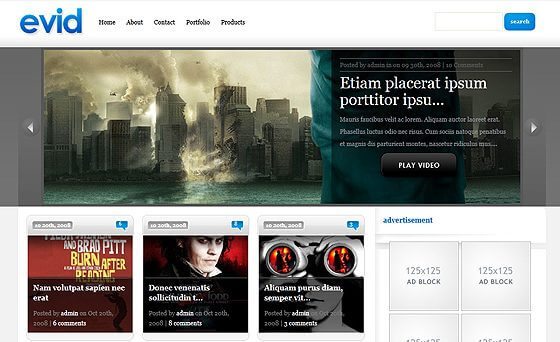 Elegant Themes eVid WordPress Theme 4.6.12