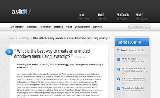 Elegant Themes AskIt WordPress Theme 4.1.13