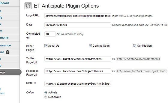 Elegant Themes Anticipate WordPress Theme