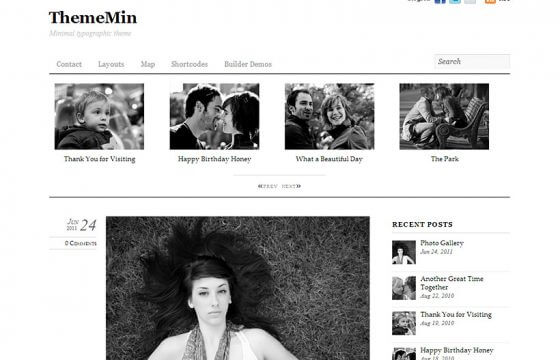 Product Image - Themify Thememin WordPress Theme 7.5,0