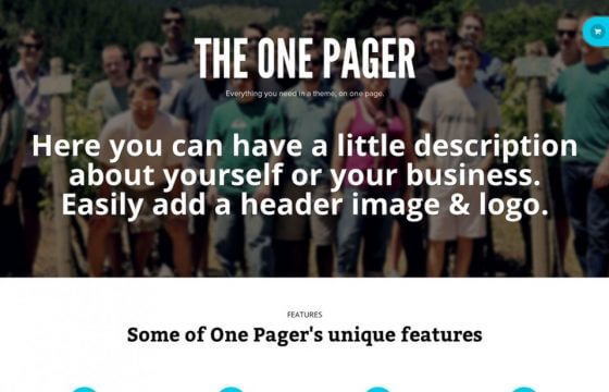Product Image - WooThemes The One Pager WooCommerce Themes 1.3.3 Product Image - WooThemes The One Pager WooCommerce Themes 1.3.3
