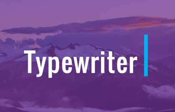 Themify Builder Typewriter Addon