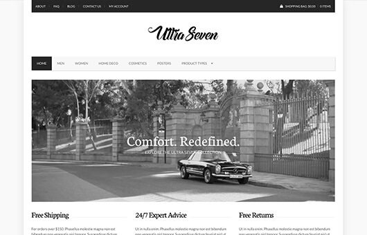 Product Image - CSSIgniter UltraSeven WordPress Theme 2.2.3