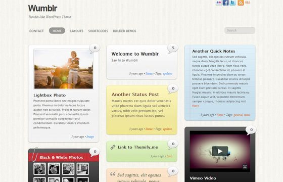 Themify Wumblr WordPress Theme