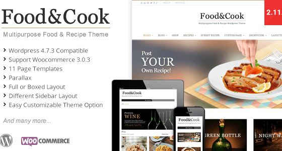 Product Image - Food & Cook – Multipurpose Food Recipe WP Theme 2.6.7