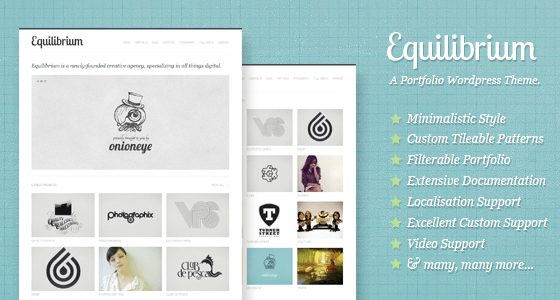 Product Image - Equilibrium – Clean and Modern WP Portfolio Theme 1.5.5