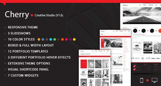 Cherry Portfolio WordPress Theme 1.7
