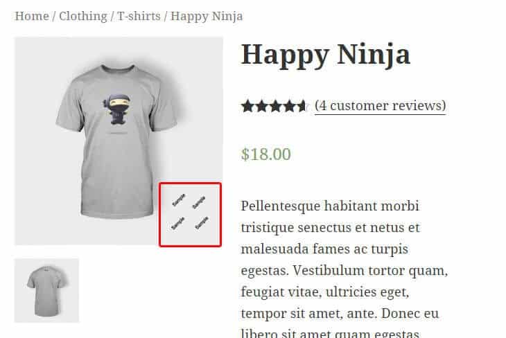 Product Image - WooCommerce Product Image Watermark 1.6.1