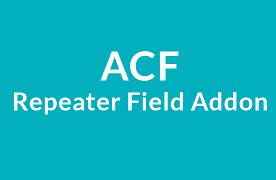 Product Image - Advanced Custom Fields Repeater Field Addon 2.1.0