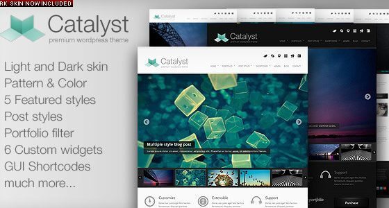 Product Image - Catalyst WordPress Portfolio Theme 1.9 Product Image - Catalyst WordPress Portfolio Theme 1.9