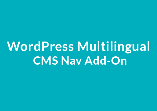 WordPress Multilingual CMS Nav Add-On