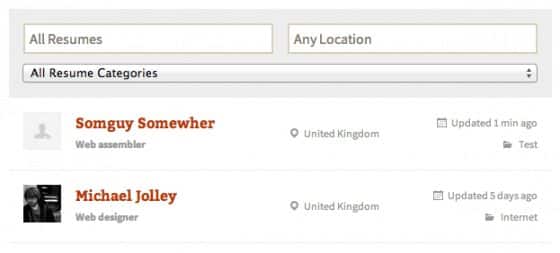 WP Job Manager Resume Manager Addon 2.2.0