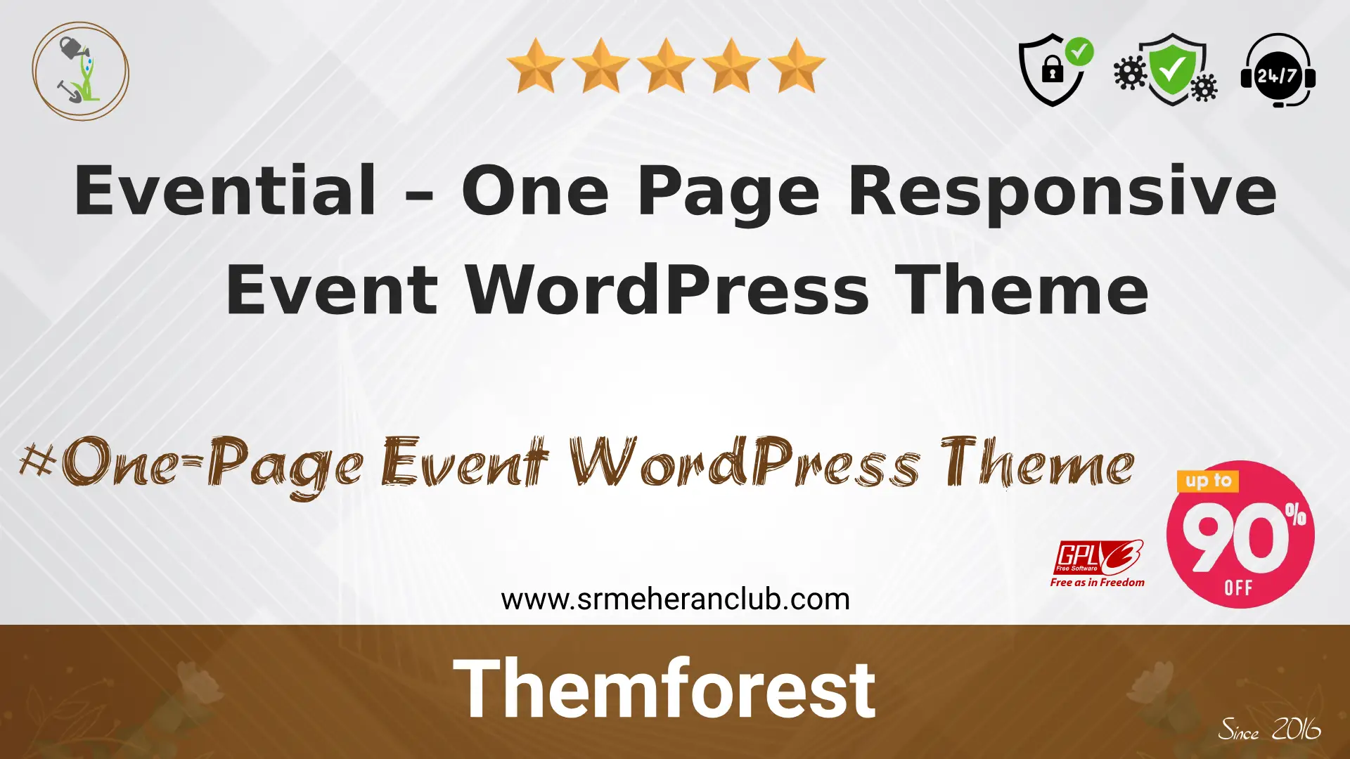 Evential – One Page Responsive Event WordPress Theme — Theme by Themeforest