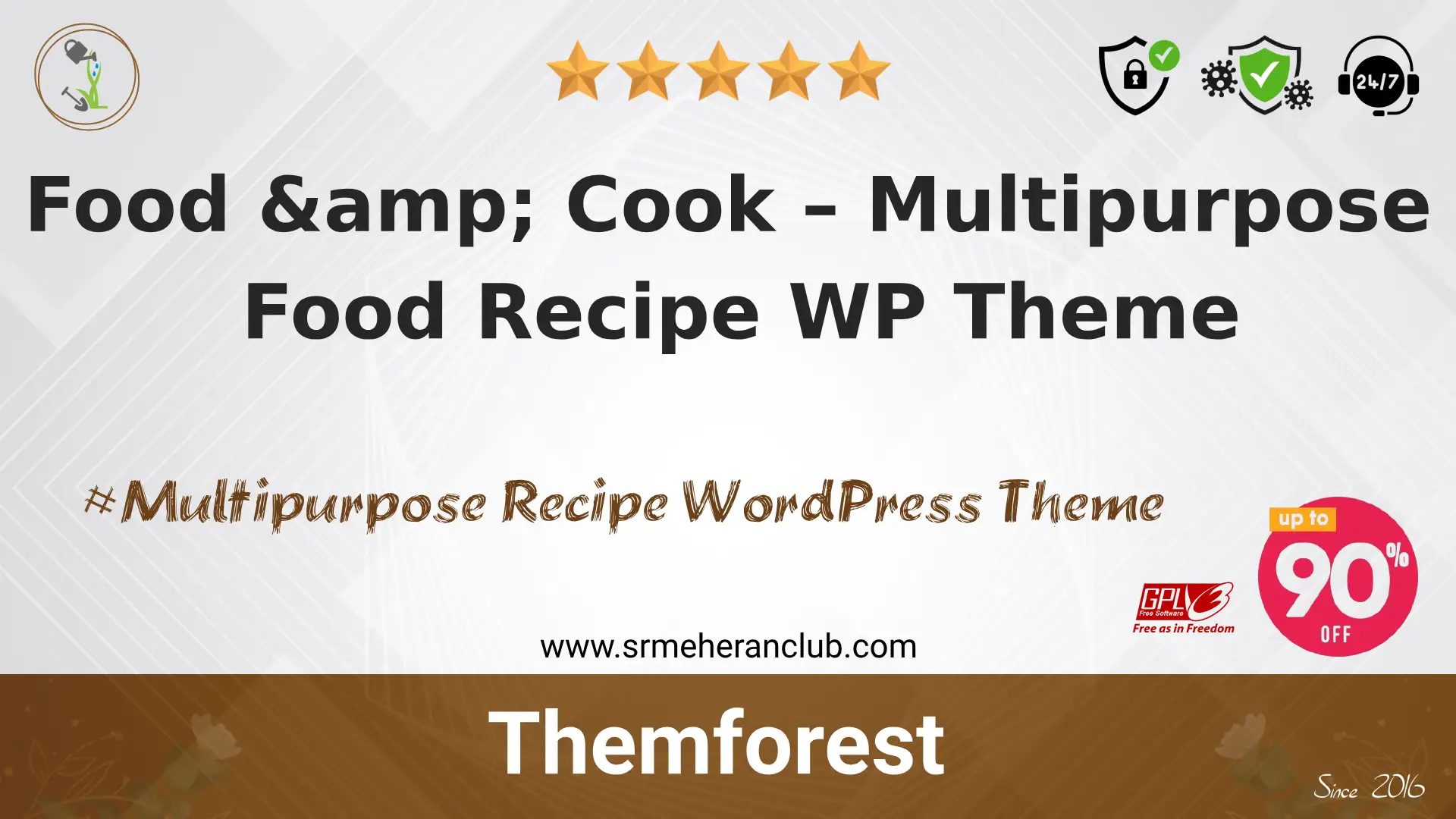 Food & Cook – Multipurpose Food Recipe WP Theme