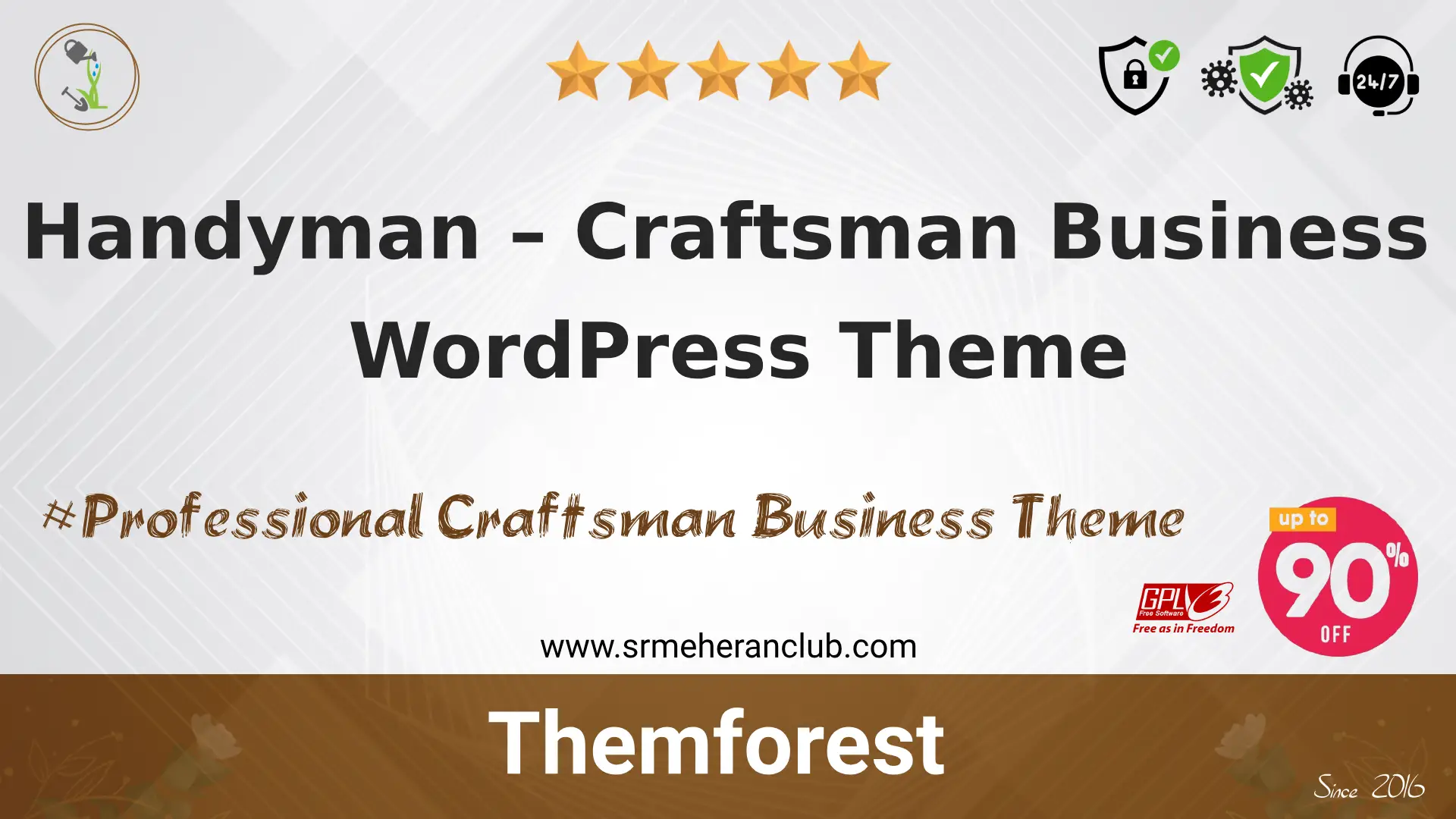 Handyman – Craftsman Business WordPress Theme — Theme by Themeforest