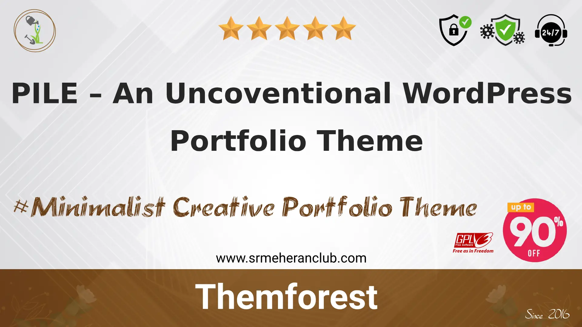 PILE – An Uncoventional WordPress Portfolio Theme — Theme by Themeforest