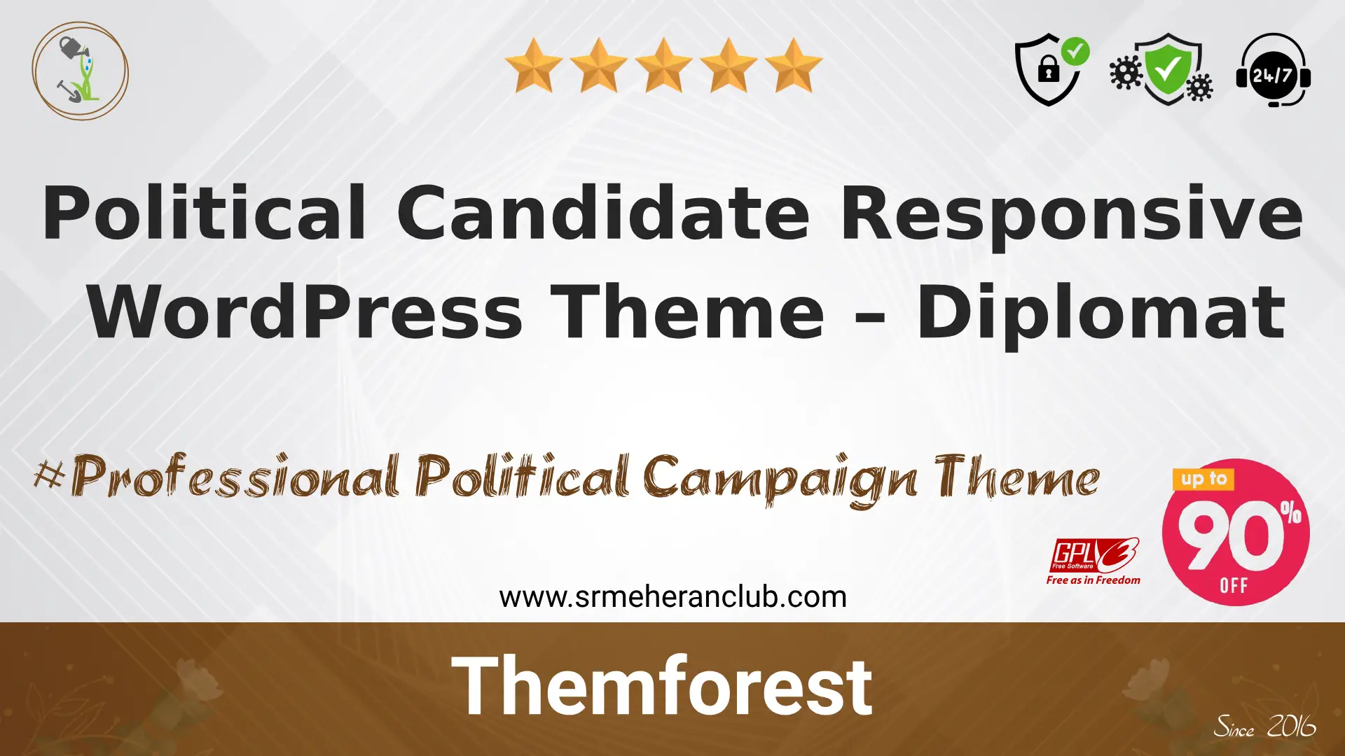 Political Candidate Responsive WordPress Theme – Diplomat — Theme by Themeforest