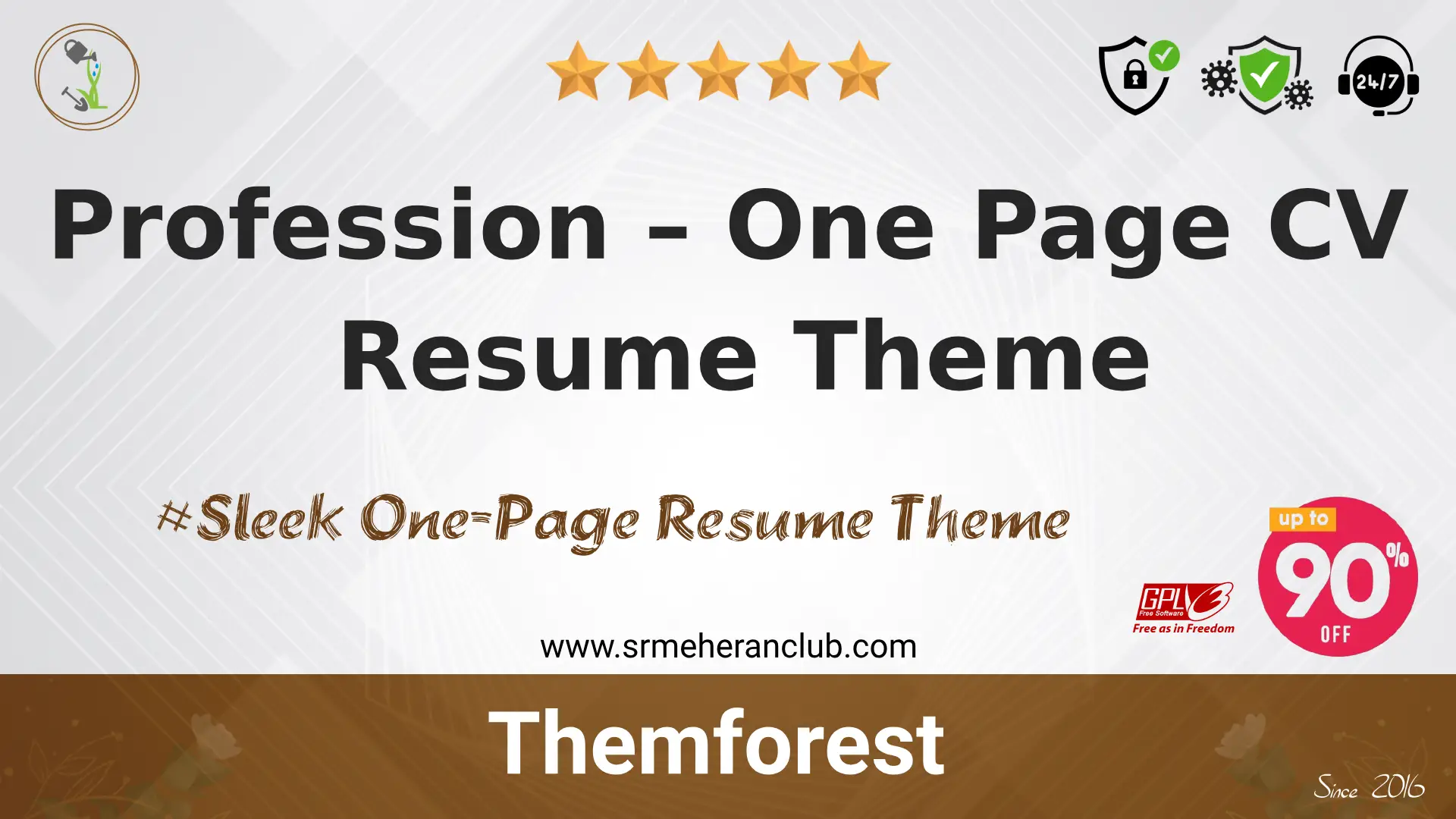 Profession – One Page CV Resume Theme — Theme by Themeforest