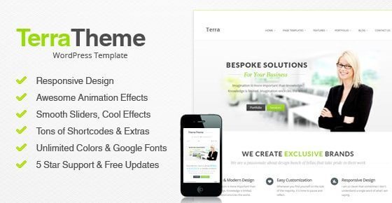Product Image - Terra – Responsive Multi-Purpose WordPress Templete 3.0