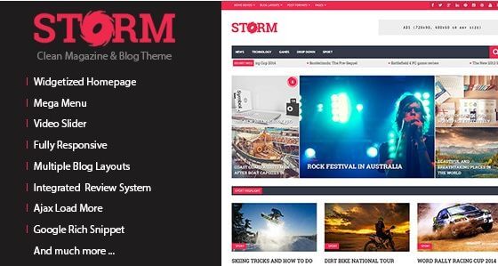 Product Image - Storm – Clean Magazine & Blog Theme 1.3.2