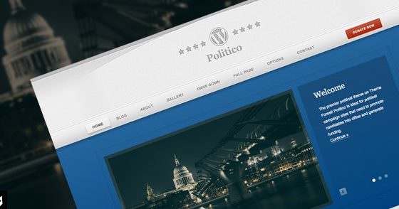 Politico – Responsive Political Campaign WP Theme
